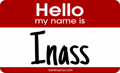Hello my name is Inass png download