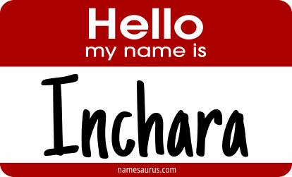 Hello my name is Inchara png download