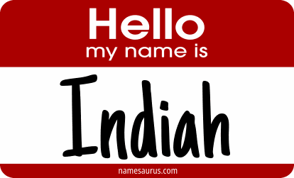 Hello my name is Indiah png download