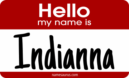 Hello my name is Indianna png download