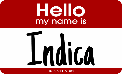 Hello my name is Indica png download