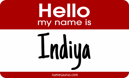 Hello my name is Indiya png download