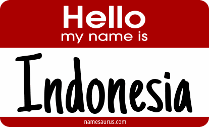 Hello my name is Indonesia png download
