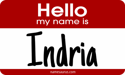 Hello my name is Indria png download