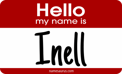 Hello my name is Inell png download