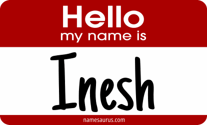 Hello my name is Inesh png download