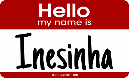 Hello my name is Inesinha png download