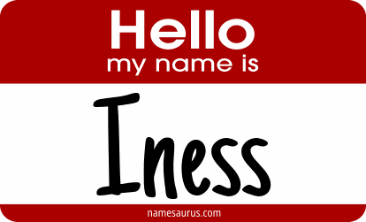 Hello my name is Iness png download