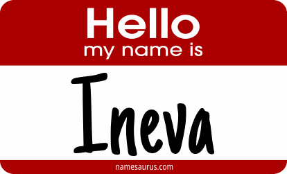Hello my name is Ineva png download