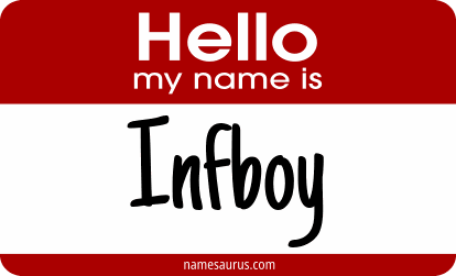 Hello my name is Infboy png download