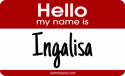Hello my name is Ingalisa png download