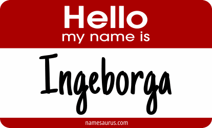 Hello my name is Ingeborga png download