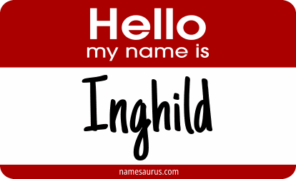 Hello my name is Inghild png download