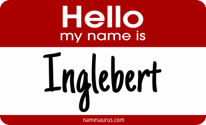 Hello my name is Inglebert png download