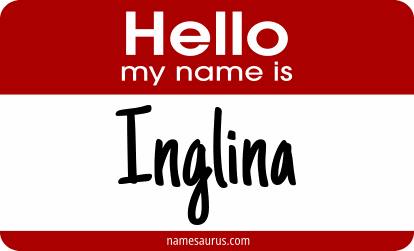 Hello my name is Inglina png download