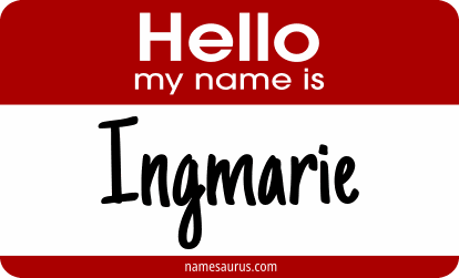 Hello my name is Ingmarie png download