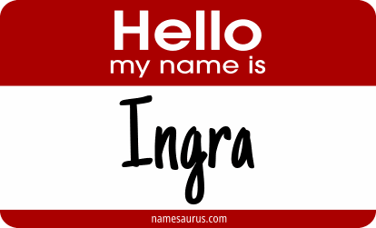 Hello my name is Ingra png download