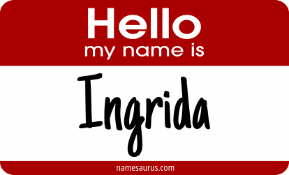 Hello my name is Ingrida png download