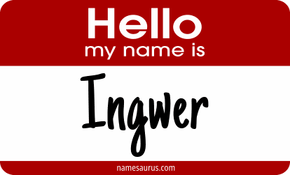 Hello my name is Ingwer png download