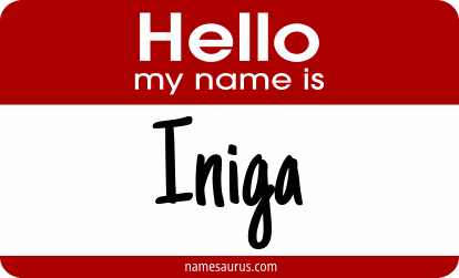 Hello my name is Iniga png download