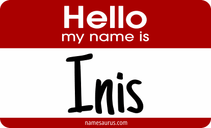 Hello my name is Inis png download