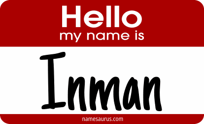 Hello my name is Inman png download