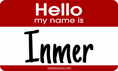 Hello my name is Inmer png download