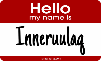 Hello my name is Inneruulaq png download