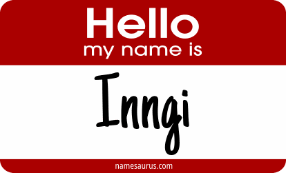 Hello my name is Inngi png download