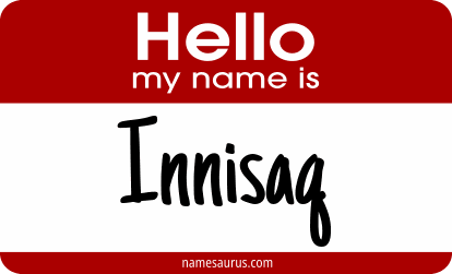 Hello my name is Innisaq png download