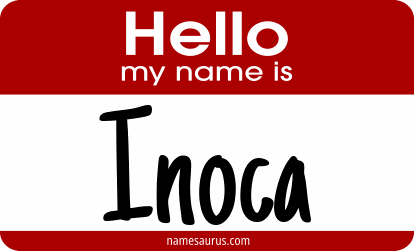 Hello my name is Inoca png download