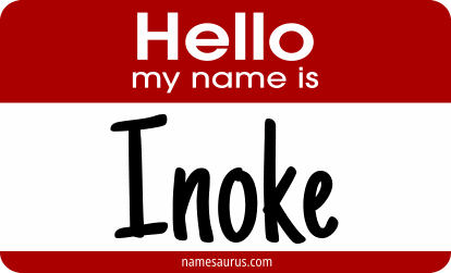 Hello my name is Inoke png download