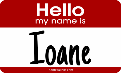 Hello my name is Ioane png download