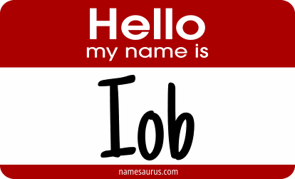 Hello my name is Iob png download