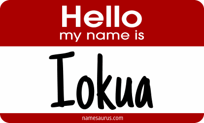 Hello my name is Iokua png download