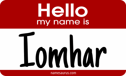 Hello my name is Iomhar png download