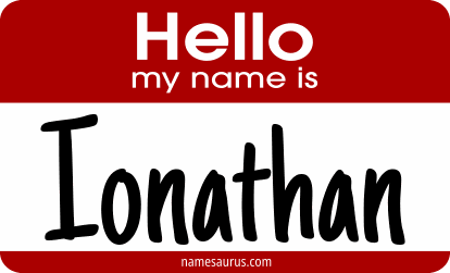 Hello my name is Ionathan png download