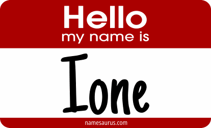 Hello my name is Ione png download