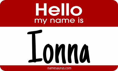 Hello my name is Ionna png download