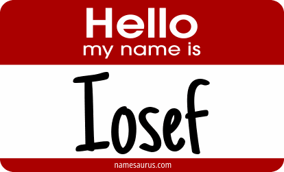 Hello my name is Iosef png download