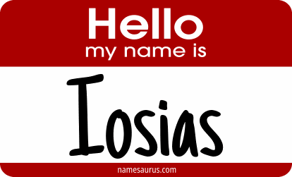 Hello my name is Iosias png download