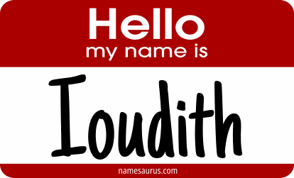 Hello my name is Ioudith png download
