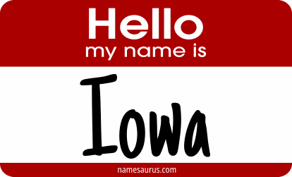 Hello my name is Iowa png download