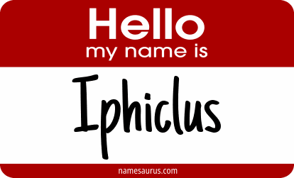 Hello my name is Iphiclus png download
