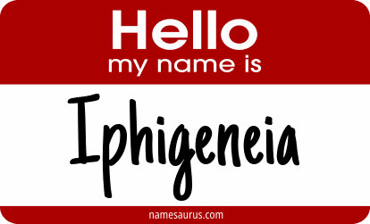 Hello my name is Iphigeneia png download