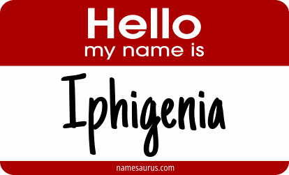Hello my name is Iphigenia png download