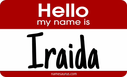 Hello my name is Iraida png download