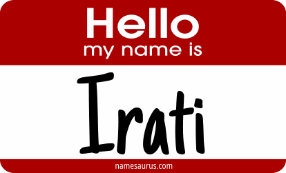 Hello my name is Irati png download