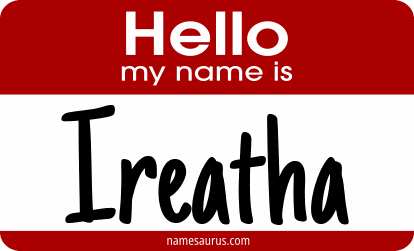 Hello my name is Ireatha png download