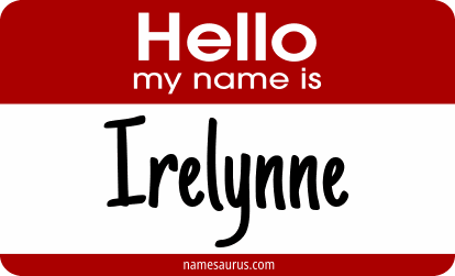 Hello my name is Irelynne png download